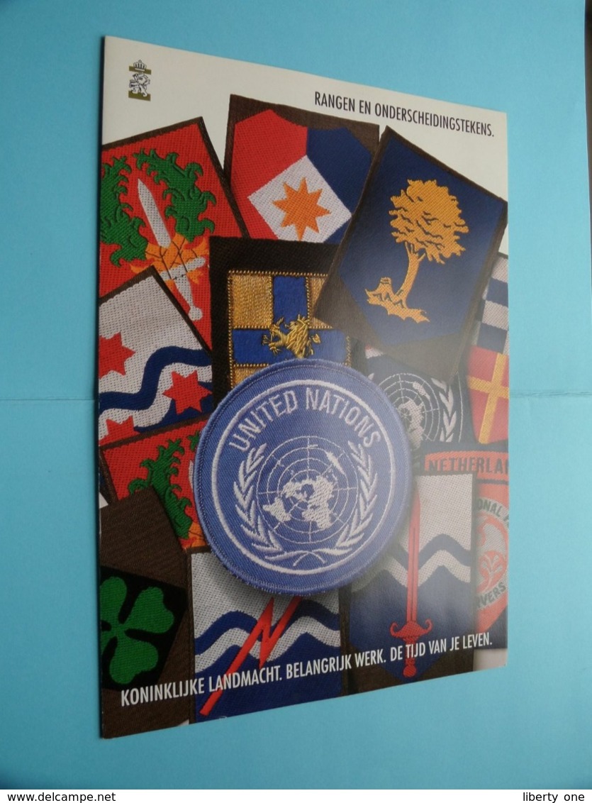 KONINKLIJKE LANDMACHT " RANGEN En ONDERSCHEIDINGSTEKENS (Emblemen) Nederland > Maart 1993 ( Zie Scans ) Brochure A4 ! - Esercito