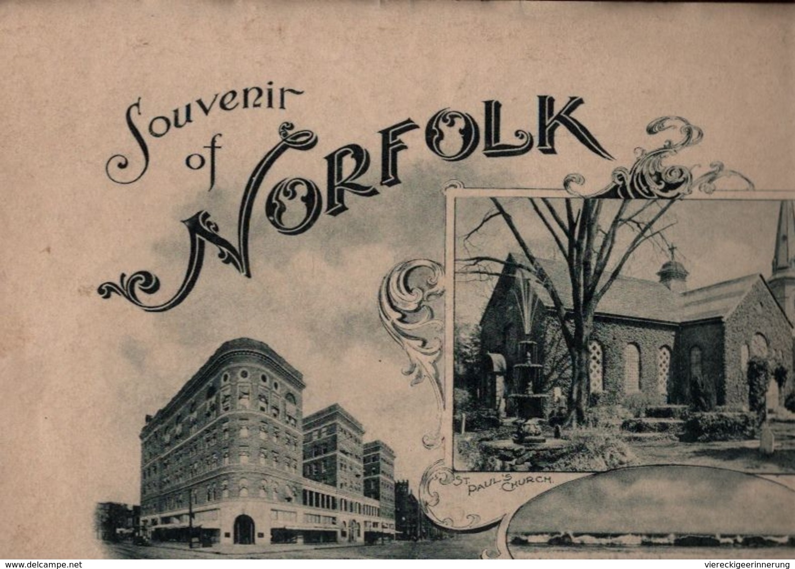 !  USA,  Souvenir Of Norfolk, Virgiania, 16 Pictures, 18,5 X 13,7 Cm - Norfolk