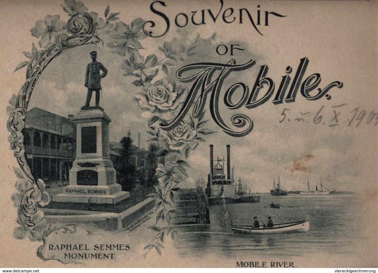!  USA,  Souvenir Of Mobile, 16 Pictures, 18,2 X 13,5 Cm - Tourism Brochures