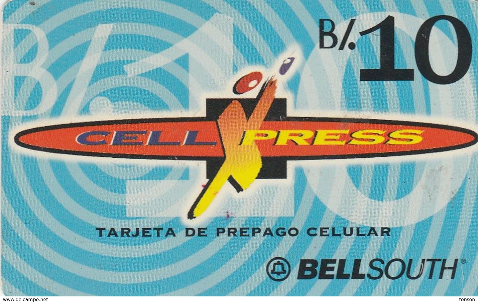 Panama, PAN-BS-02, CellXPress Logo De B/ 10, 2 Scans. - Panamá