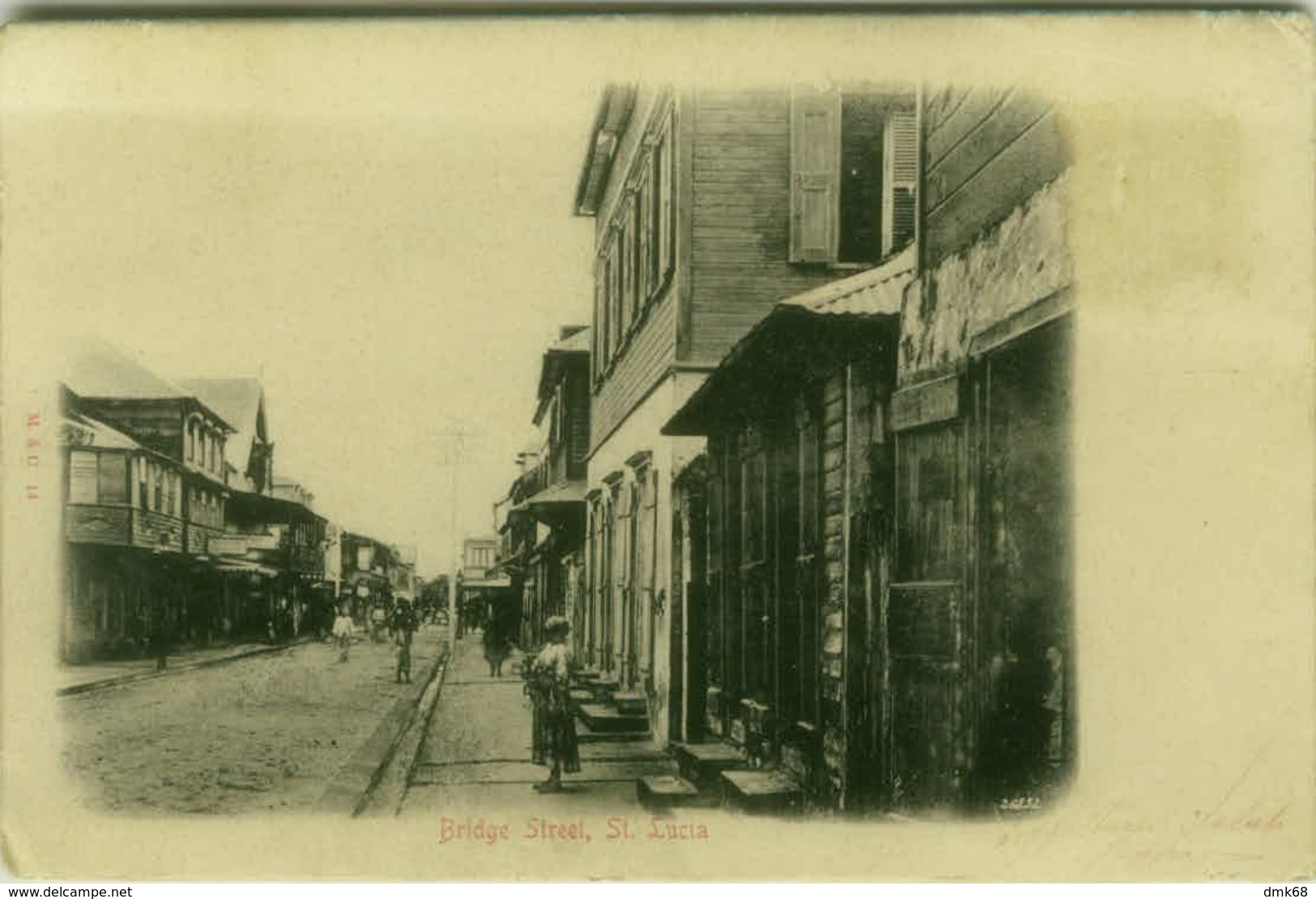 SAINT LUCIA - BRIDGE STREET - MAILED BY PRESIDENT ITALIAN SENATE GIUSEPPE PARATORE ( PALERMO ) 1900s (BG9396) - Santa Lucia