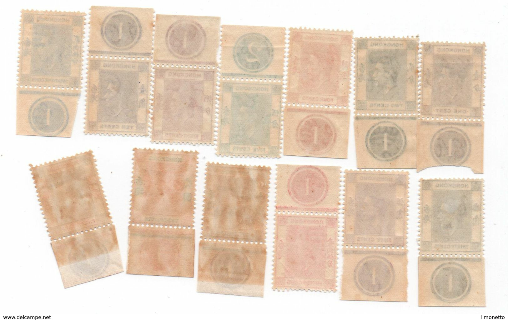 HONG KONG -1938/48 - GEORGE VI  -N+ Et N++ - Lot De 13 Timbres  ( Du 1 Ct Au 5 $ ) Dont Le 30 Cts -   Voir Scans - Nuovi