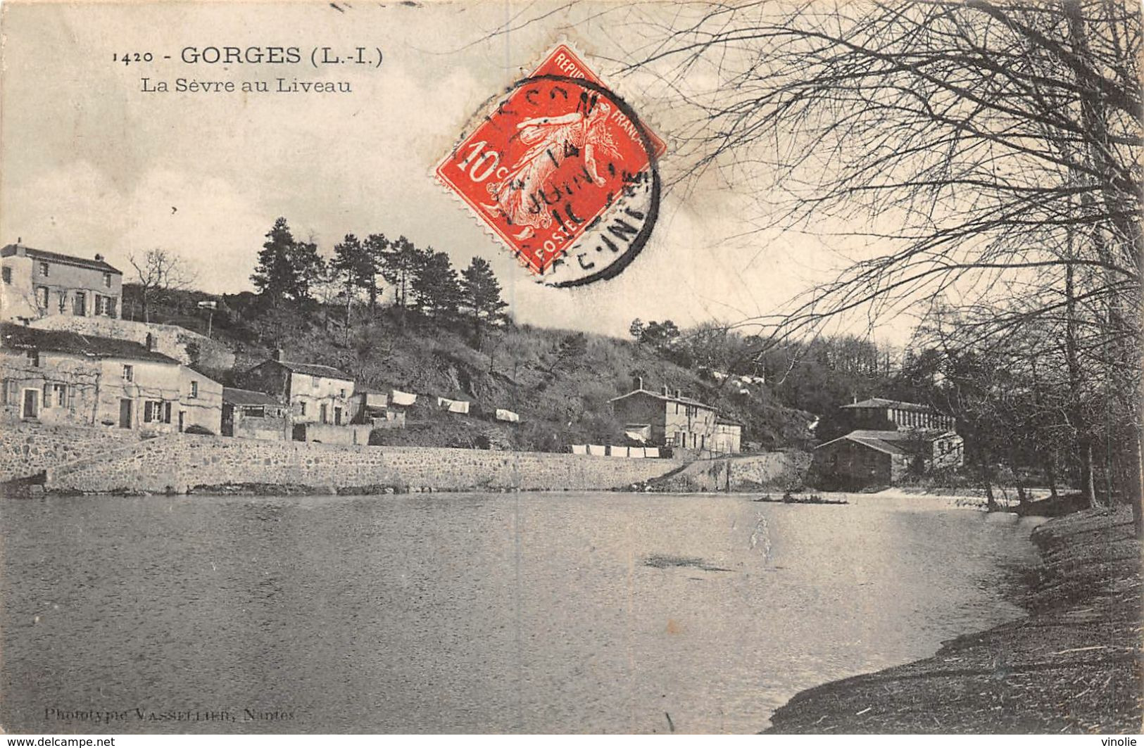 A-20-232 : GORGES. LA SEVRE AU LIVEAU - Gorges