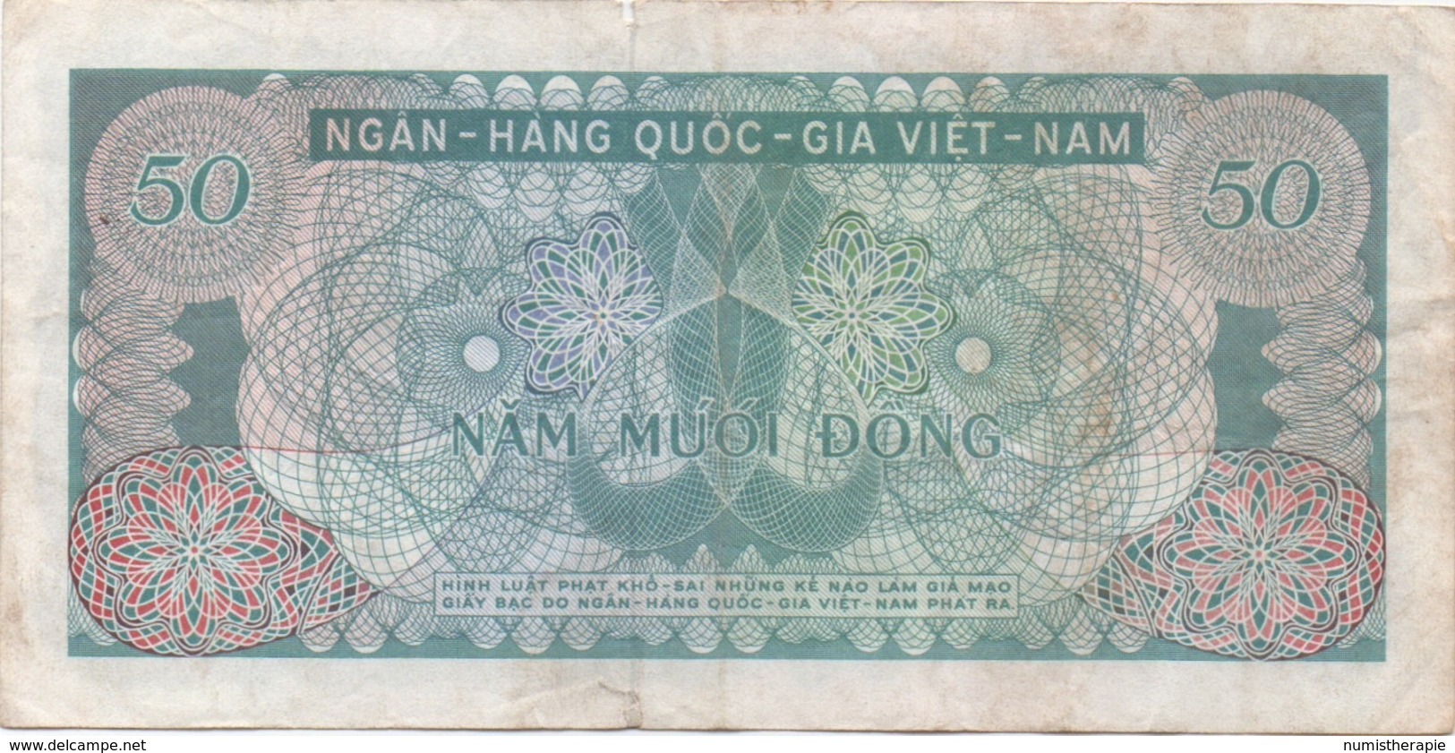 Viêt-Nam : 50 Dông ND Mauvais état - Vietnam