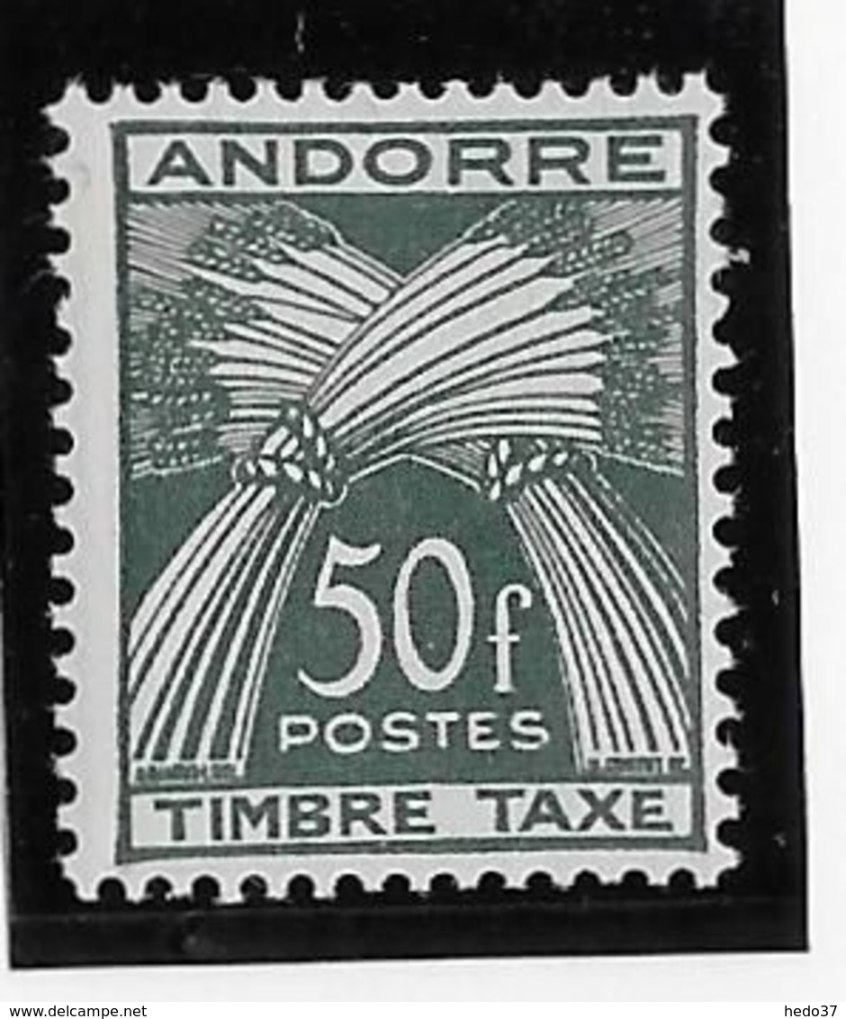 Andorre Taxe N°40 - Neuf ** Sans Charnière - TB - Unused Stamps