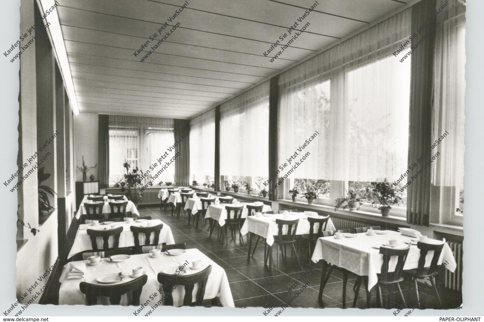 4792 BAD LIPPSPRINGE, Sanatorium St.Josefshaus, Speisesaal - Bad Lippspringe