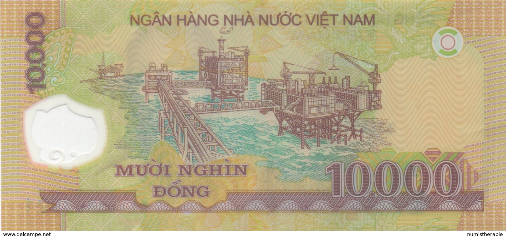 Viêt-Nam : 10000 Dông En Plastique : Très Bon état - Vietnam