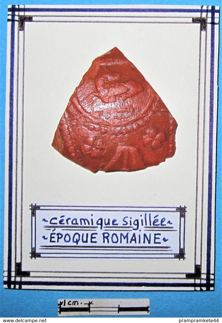 Céramique Sigillée Représentant Un Animal. Epoque Romaine. - Archéologie