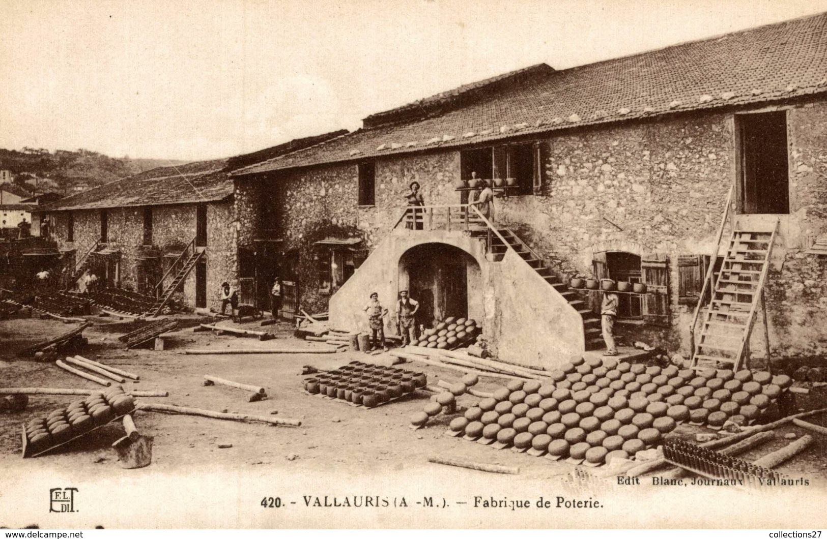 06-VALLAURIS- FABRIQUE DE POTERIE - Vallauris