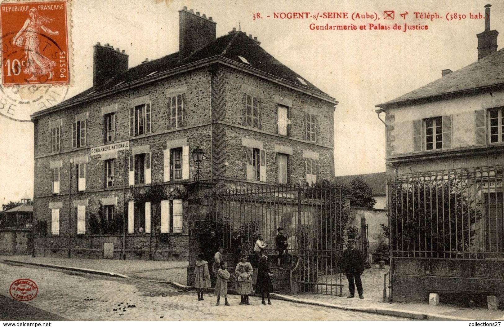 10-NOGENT-SUR-SEINE-GENDARMERIE ET PALAIS DE JUSTICE - Nogent-sur-Seine