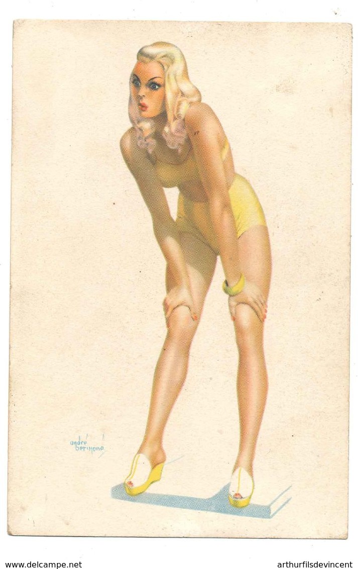 ILLUSTRATEUR MODE ANDRE BERMOND NUS PIN-UP- PHOTOGRAPHE N°3 - Bermond