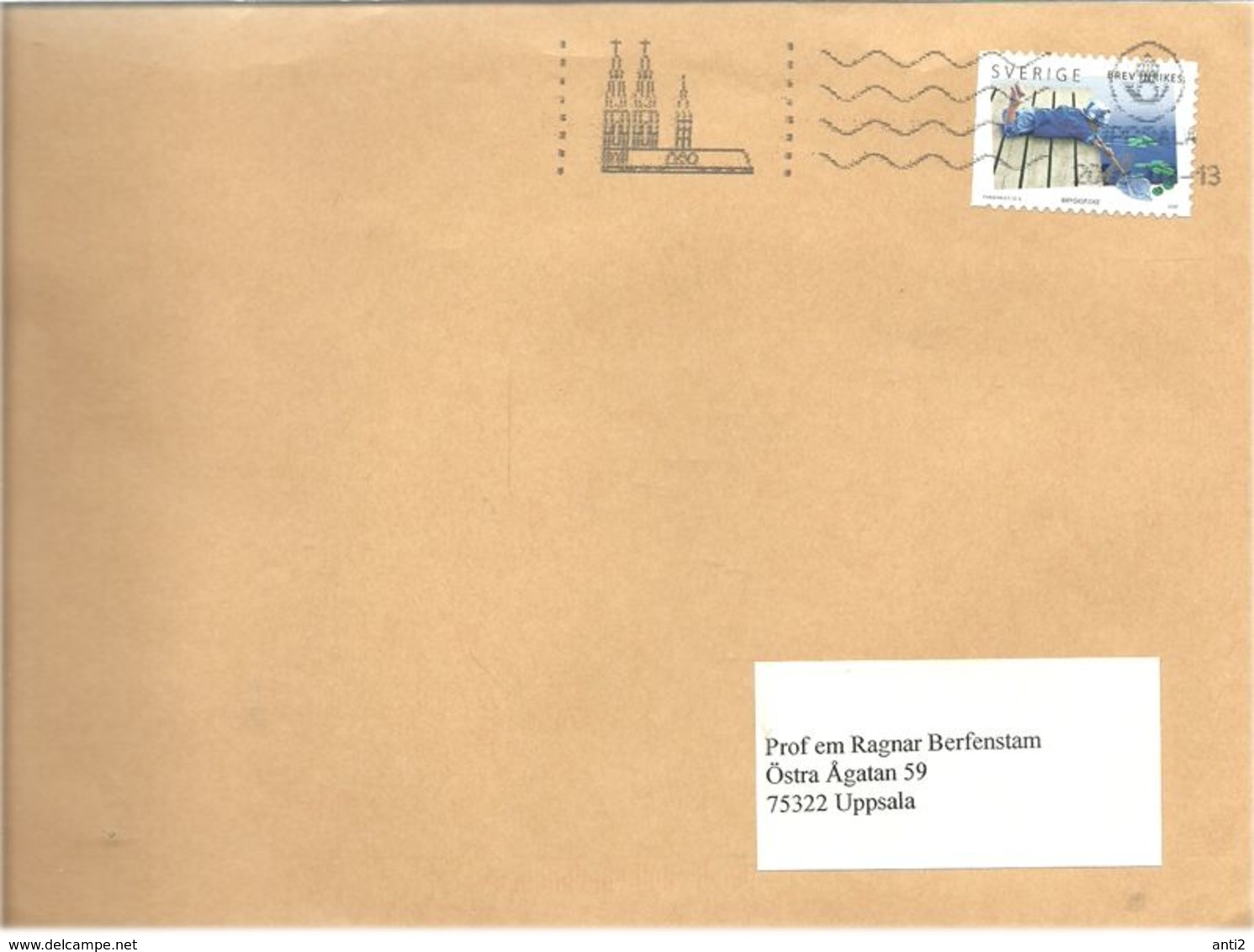 Sweden 2007 Cover With  Mi 2584 Fishing Luck, Fishing From The Jetty - Cartas & Documentos