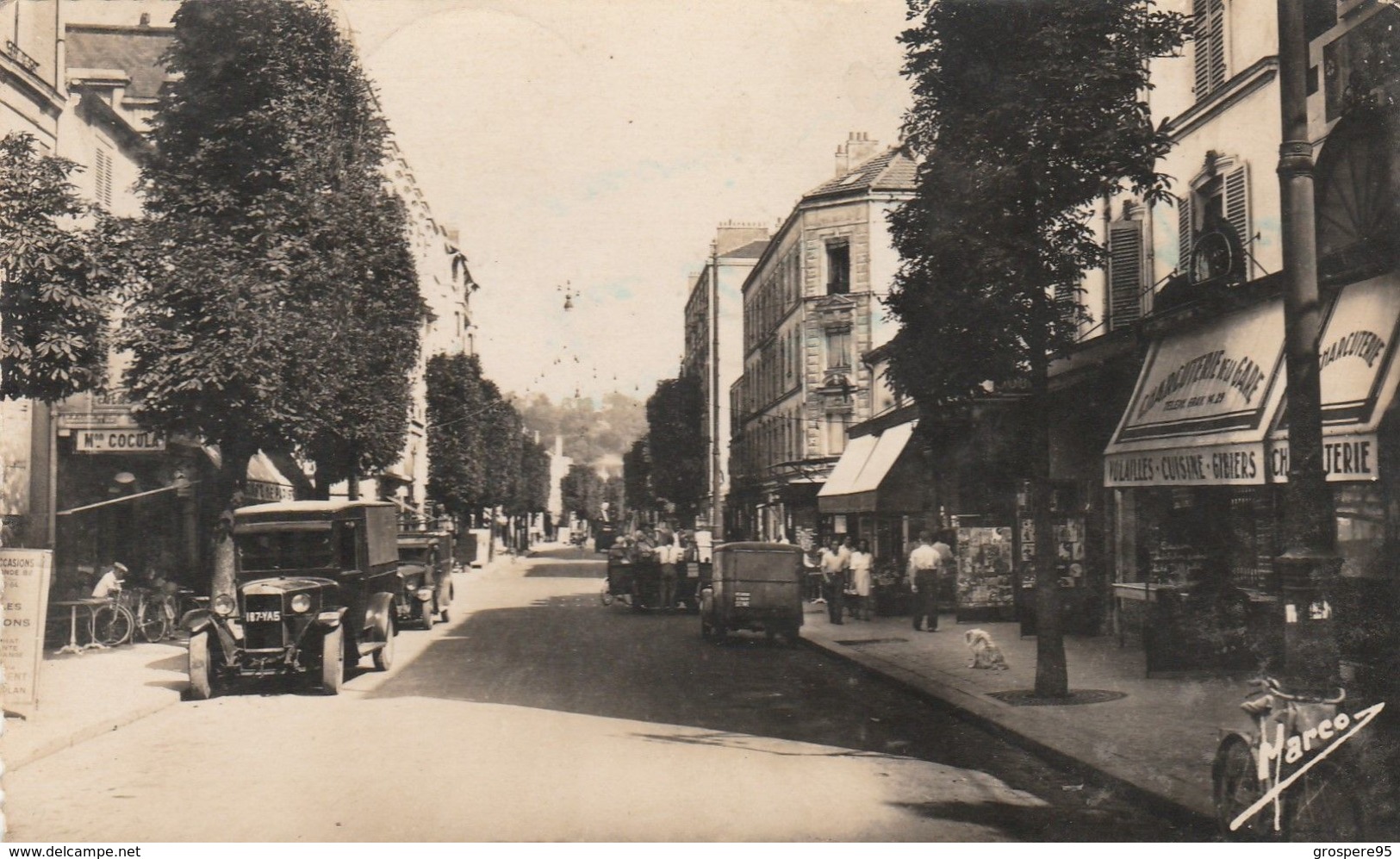 SAINT MAUR LA VARENNE AVENUE DU BAC CHARCUTERIE DE LA GARE CAFE DE PARIS COCULA CAMION DE LIVRAISON - Andere & Zonder Classificatie