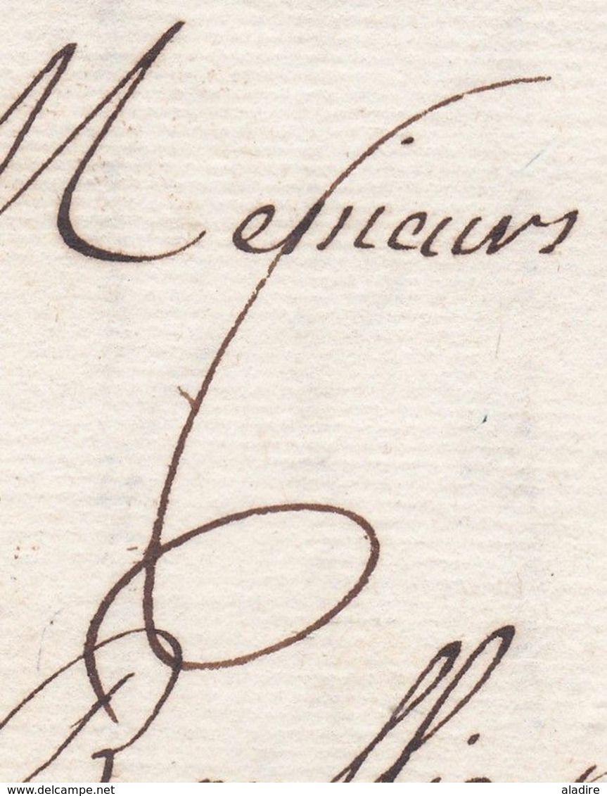 1764 - Marque Postale B Couronné Sur LAC De Bordeaux Vers Montauban - Règne De Louis XV - 1701-1800: Voorlopers XVIII