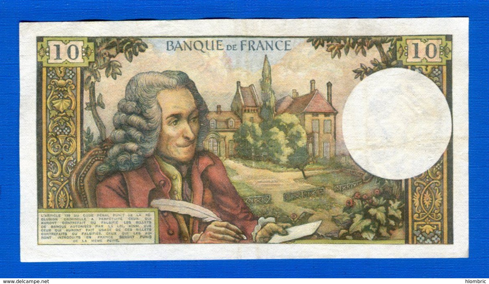 10  Fr  Du  4/1/1968 - 10 F 1963-1973 ''Voltaire''