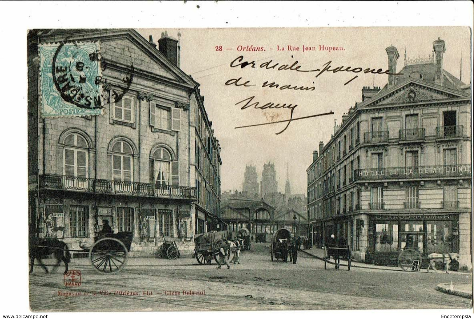 CPA-Carte Postale -France-Orléans- Rue Jean Hupeau-1908-VM19816 - Orleans