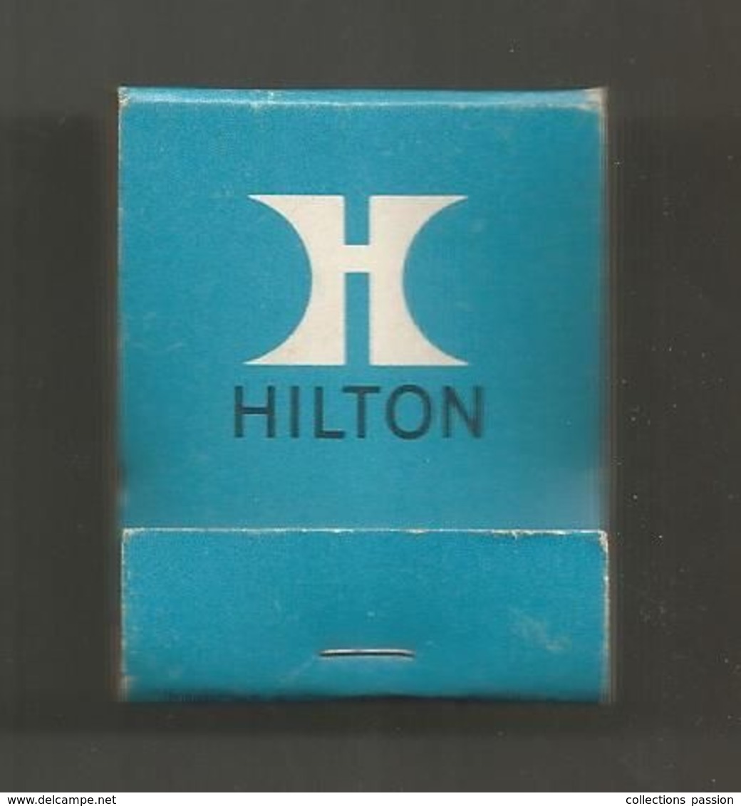 Boite D'allumettes , Pochette, HILTON , DALLAS , ETATS UNIS , 2 Scans - Zündholzschachteln