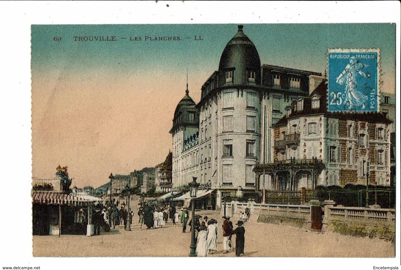 CPA-Carte Postale -France-Trouville-  Les Planches 1923? - VM19821 - Trouville