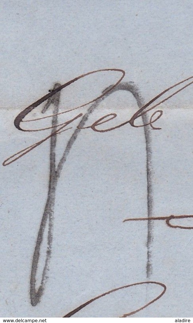 1849 - Lettre Pliée En Néerlandais De Rotterdam Vers Amsterdam, Pays Bas - Postal History