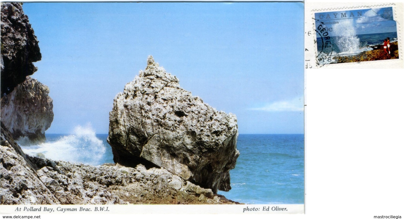 CAYMAN ISLANDS  Pollard Bay  Cayman Brac  Nice Stamp - Kaimaninseln