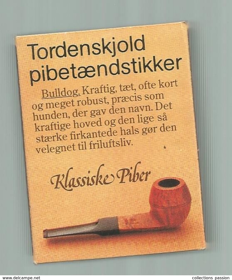 Boite D'allumettes , 70 X 55 X 15 Mm , Tordenskjold Pibetaendstikker , Klassiske Piber ,  2 Scans, Frais Fr 1.95 E - Matchboxes