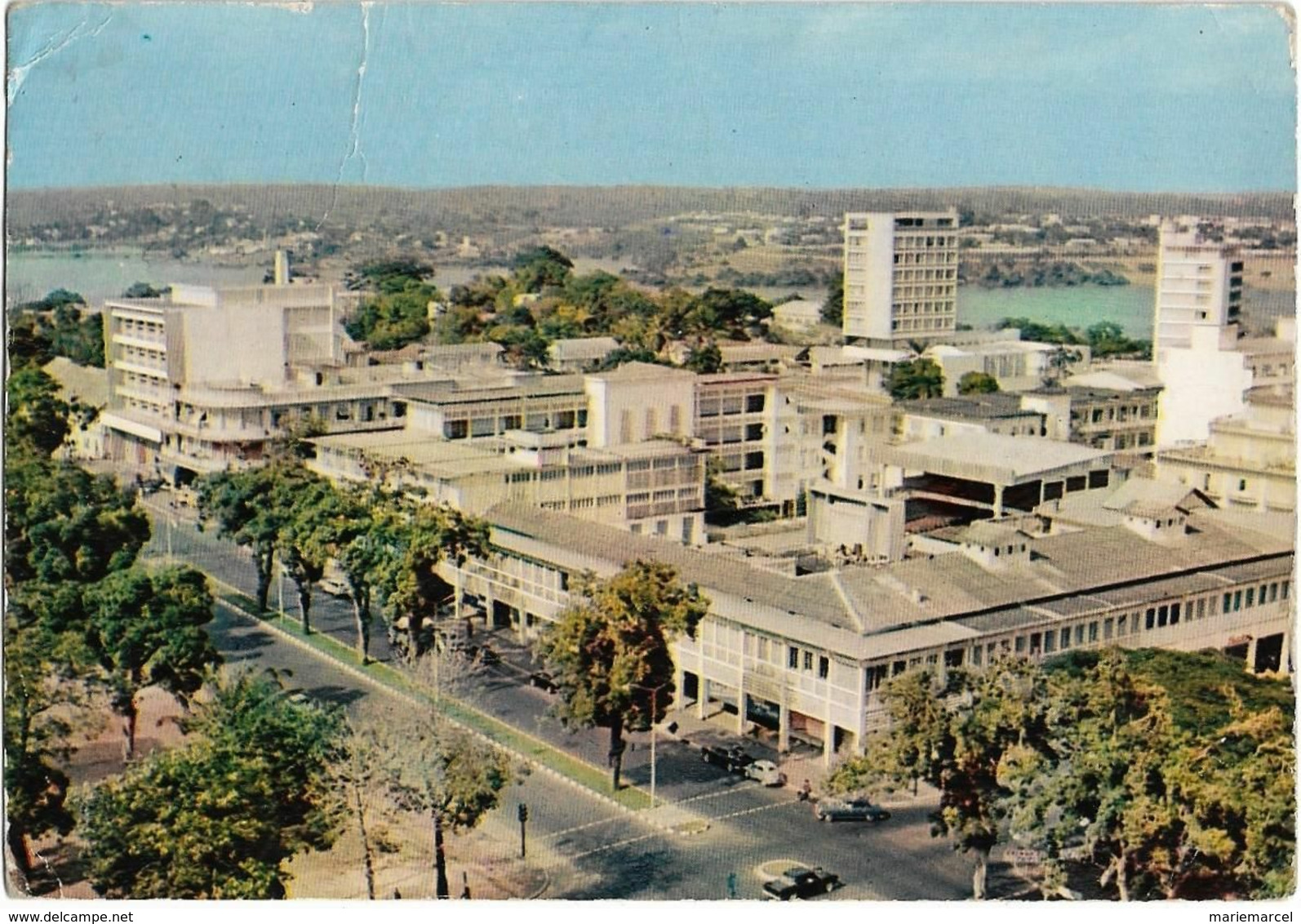 REPUBLIQUE DE LA COTE D'IVOIRE - ABIDJAN - VUE SUR LE BD ANTONETTI - CPSM Colorisée Grand Format - Costa De Marfil