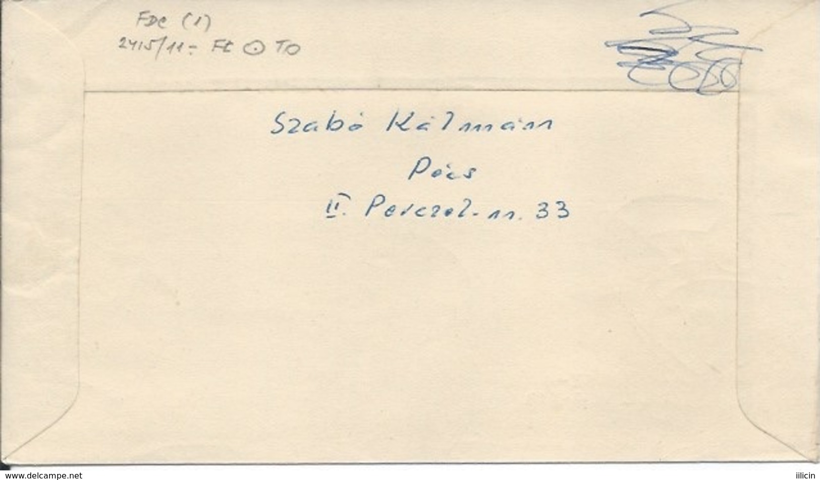 Letter FI000108 - Hungary Pecs Soviet Union (USSR SSSR Russia) Space Program 1967 - Other & Unclassified
