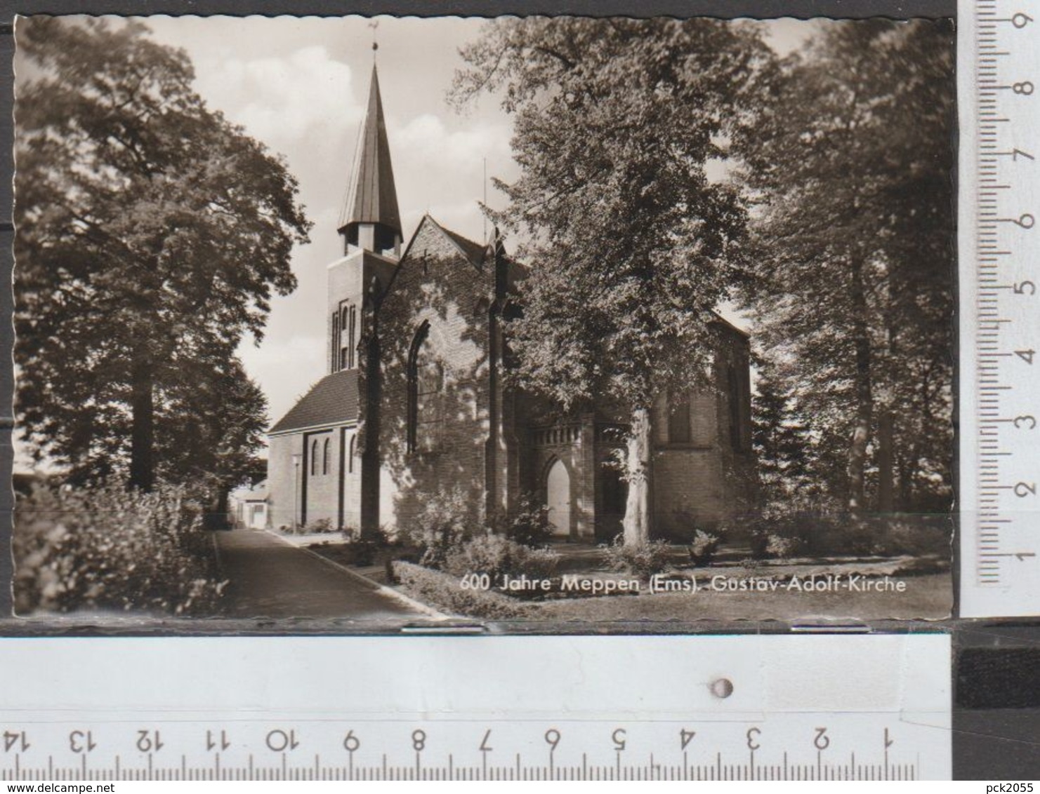 Meppen Gustav Adolf Kirche Ungelaufen ( AK 1348 ) - Meppen