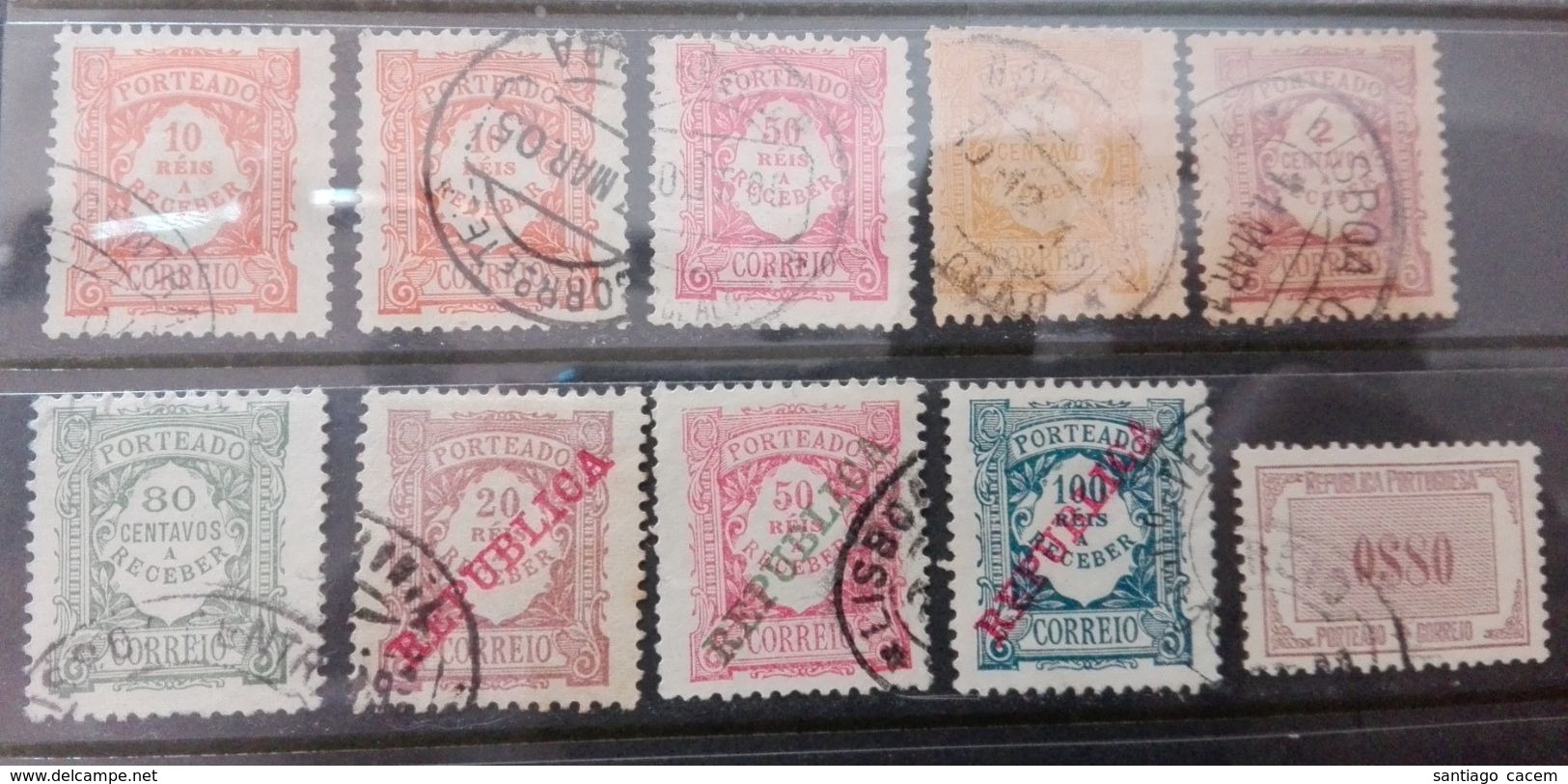BOB - Porteados - Used Stamps
