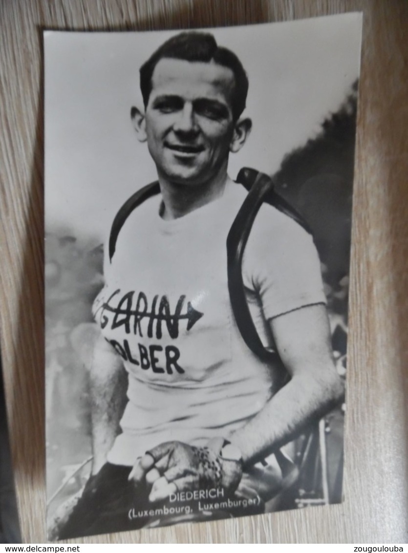 Carte Photo Coureur Cycliste Diederich - Ciclismo