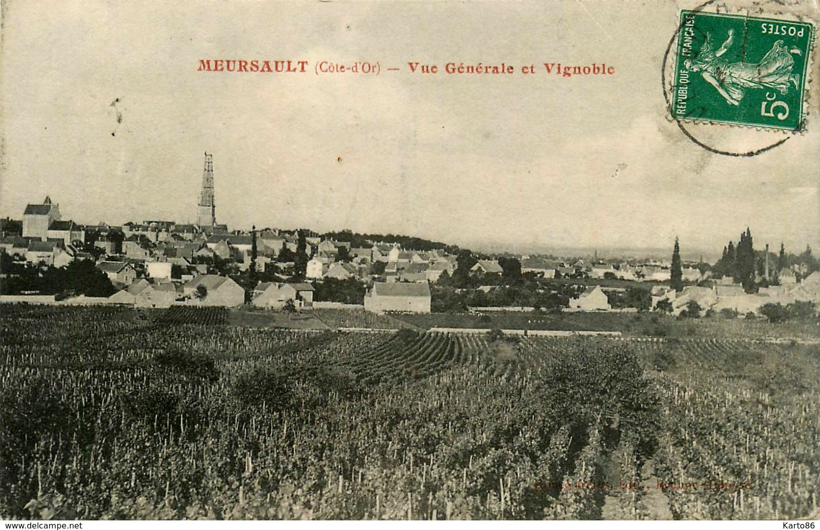 Meursault * Vye Générale Et Vignoble - Meursault