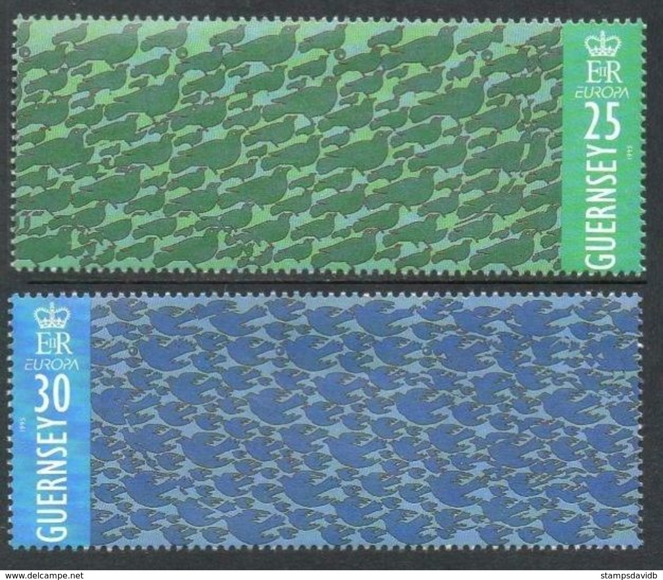 1995	Guernsey	670-671	Europa Cept - 1995