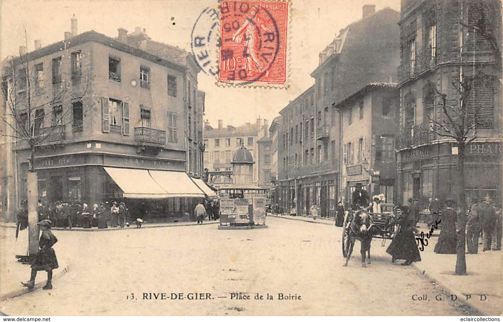 Rive De Gier         42       Place De La Boirie       1      (voir Scan) - Rive De Gier