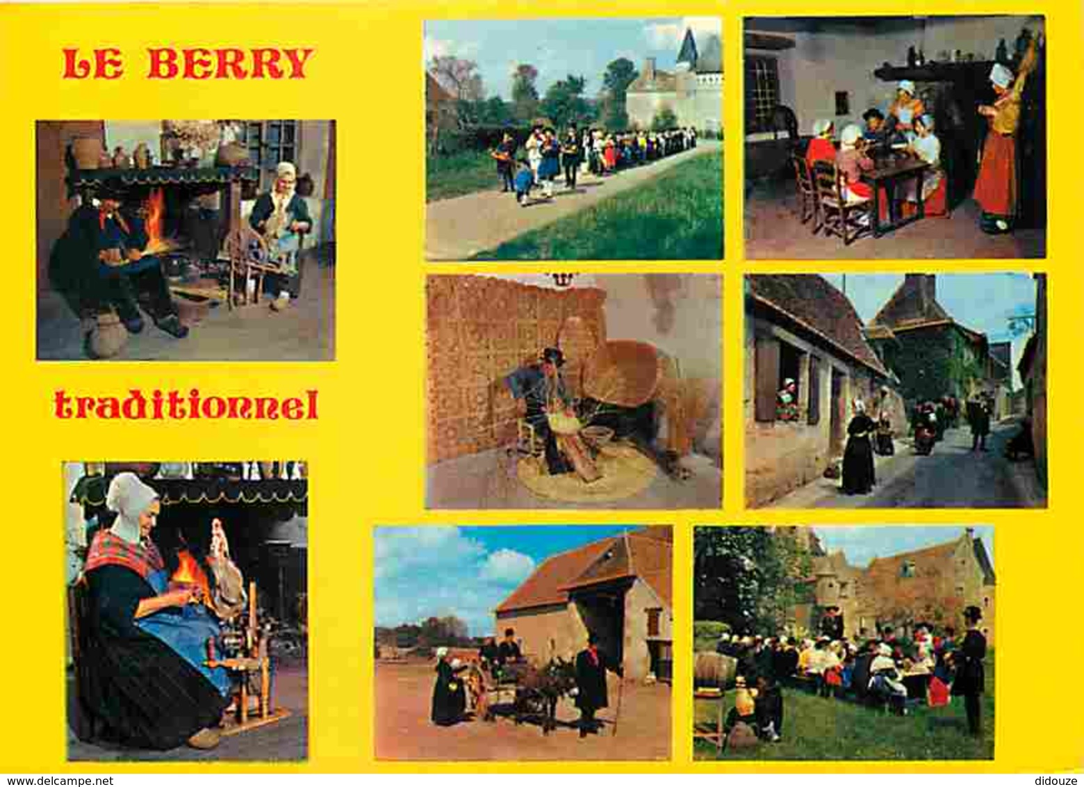 Folklore - Costumes - Berry - Multivues - Voir Scans Recto Verso - Costumes