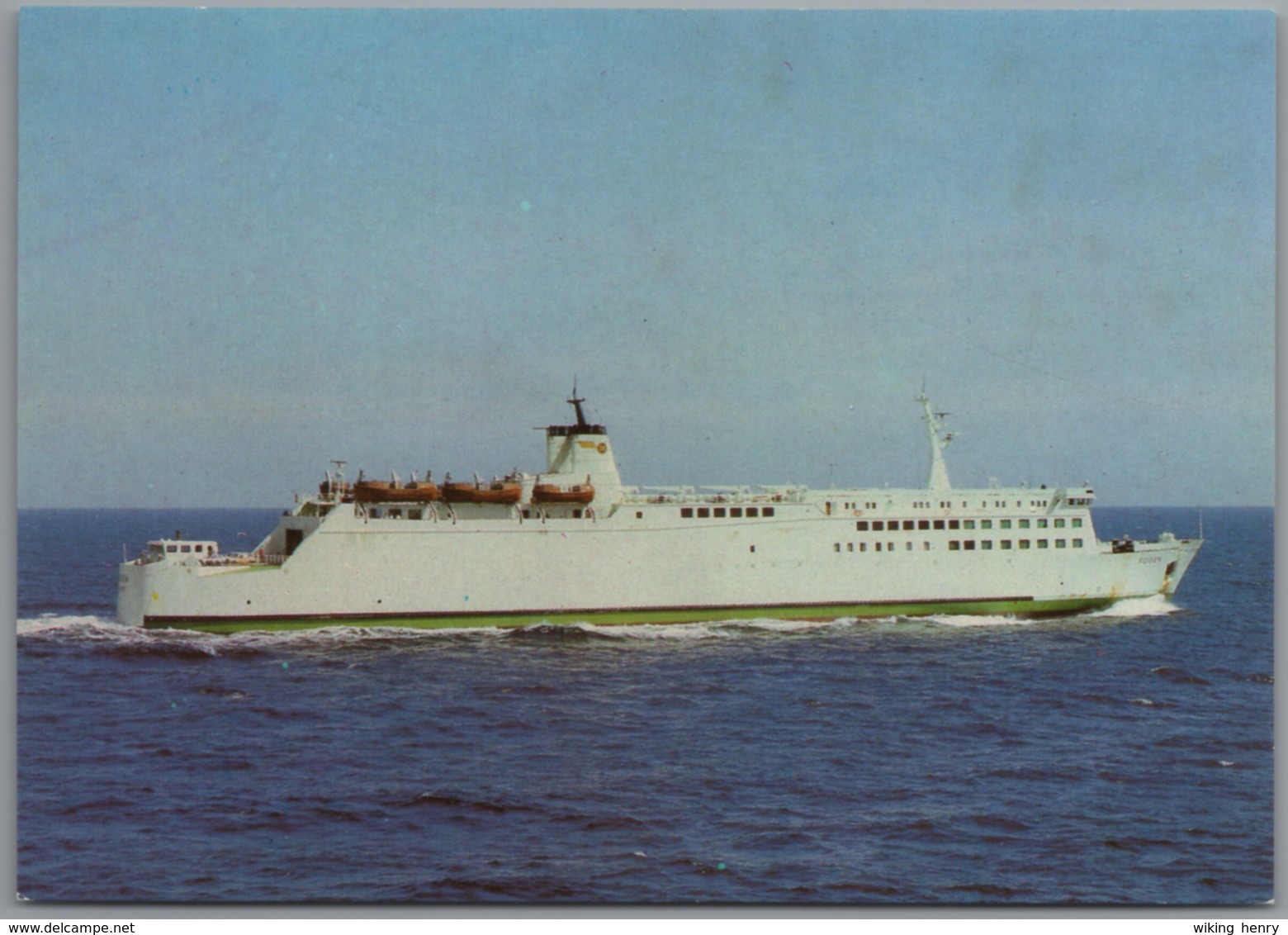 Sassnitz Auf Rügen - Eisenbahn Fährschiff Rügen Mit 2 Stempel Der TS-Line - Sassnitz