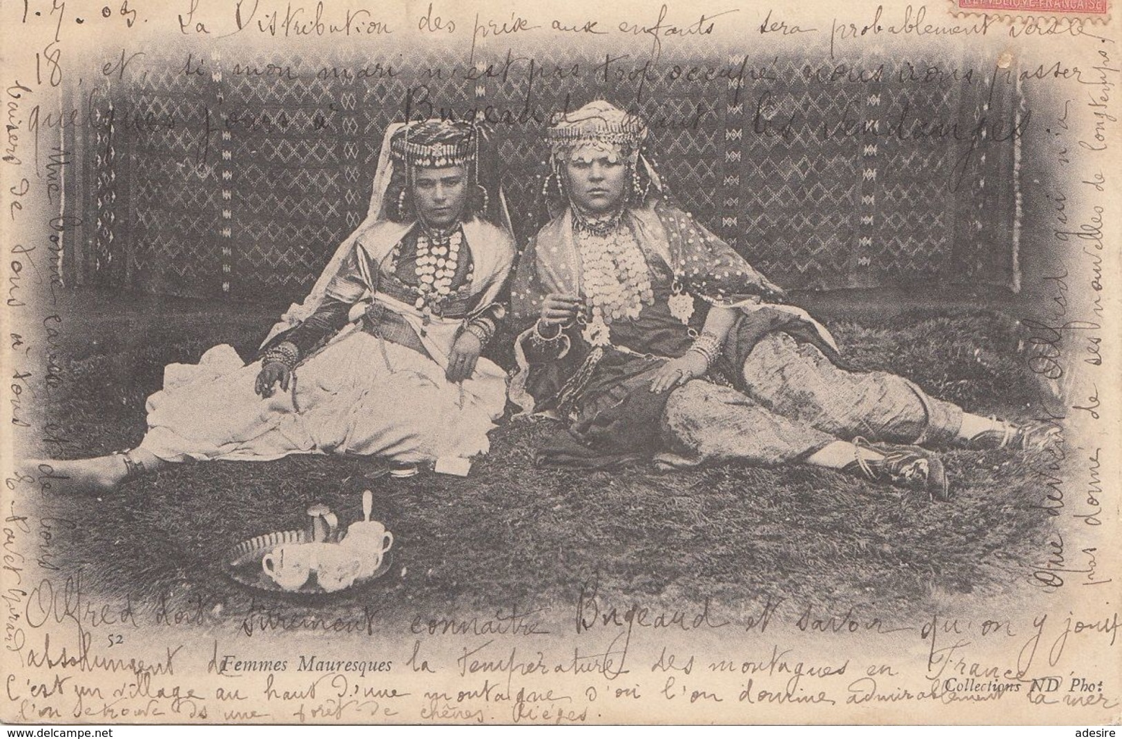 Femmes Mauresques 1903, Gute Erhaltung - Afrique