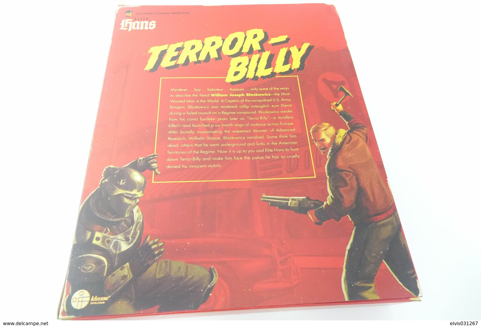 Vintage BETHESDA SOFTWORKS: NEW TERROR BILLY WOLFENSTEIN II THE NEW COLLOSUS  - Original - Scale 1/6 - DID - 2017 - game