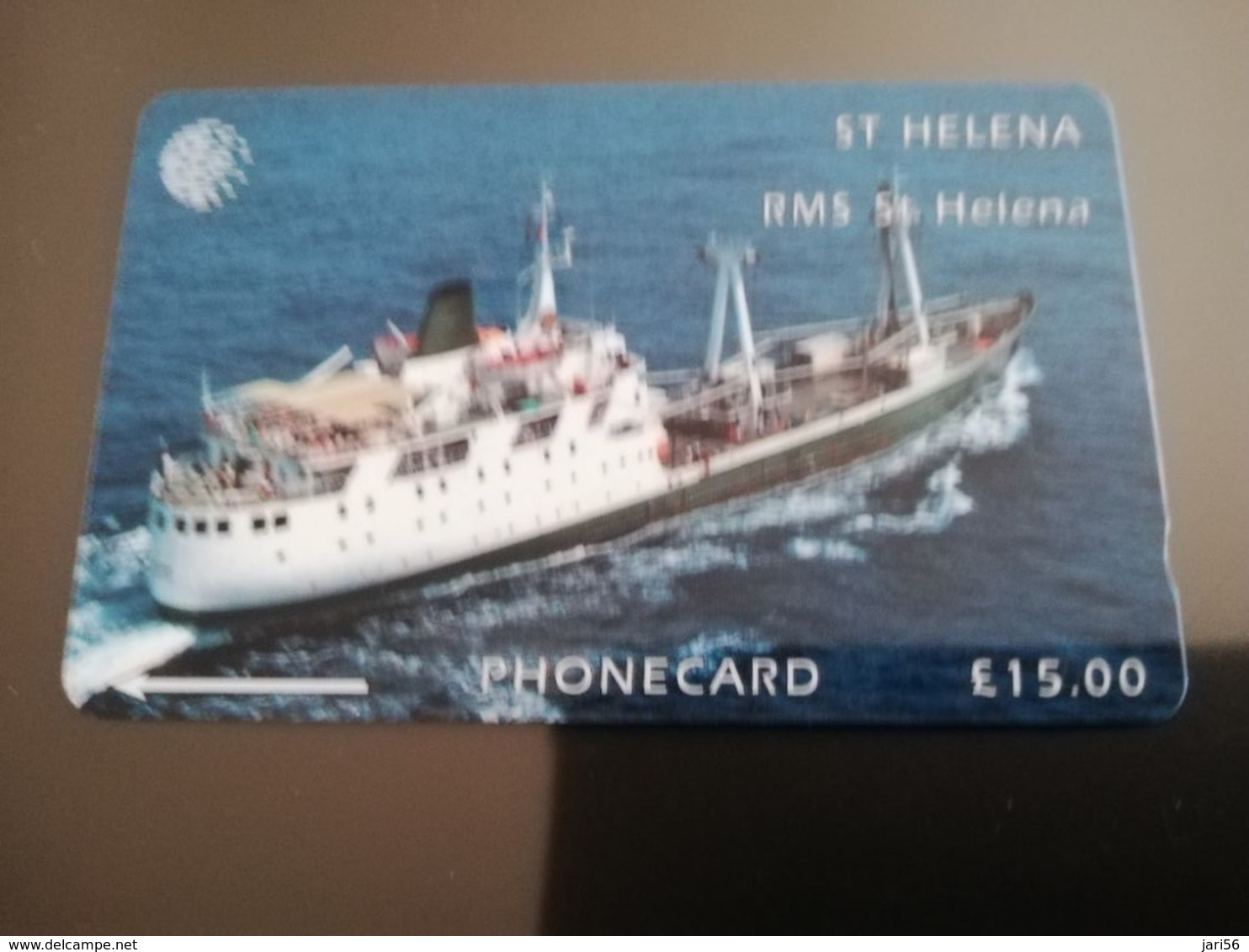 ST . HELENA GPT  RMS St HELENA  5CSHC  15 POUND MINT New  Logo C&W ** 2935** - Isola Sant'Elena