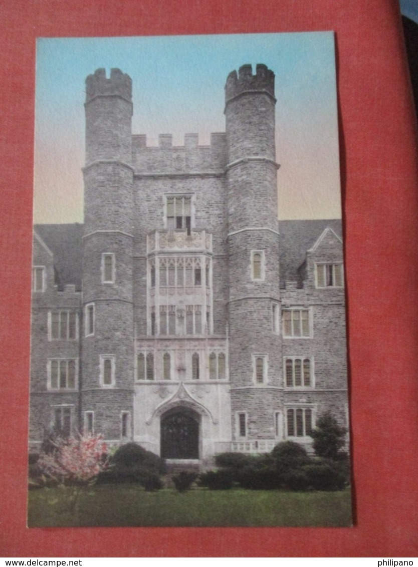 Hand Colored---- Entrance To Medical School  ----------- Duke University North Carolina > Durham > Ref 4270 - Durham