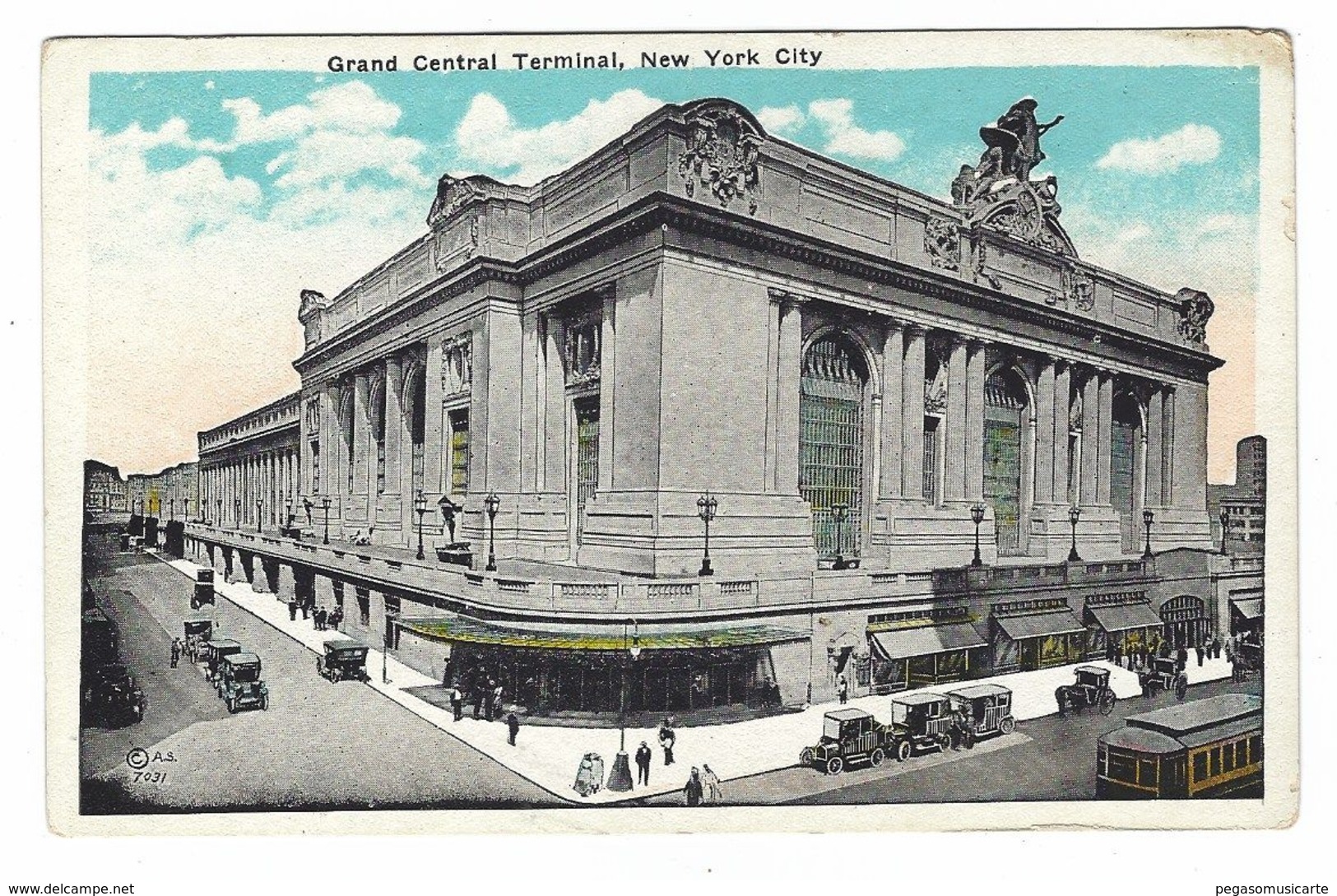 CLB086 -  GRAND CENTRAL TERMINAL NEW YORK CITY 1910 CIRCA - Grand Central Terminal
