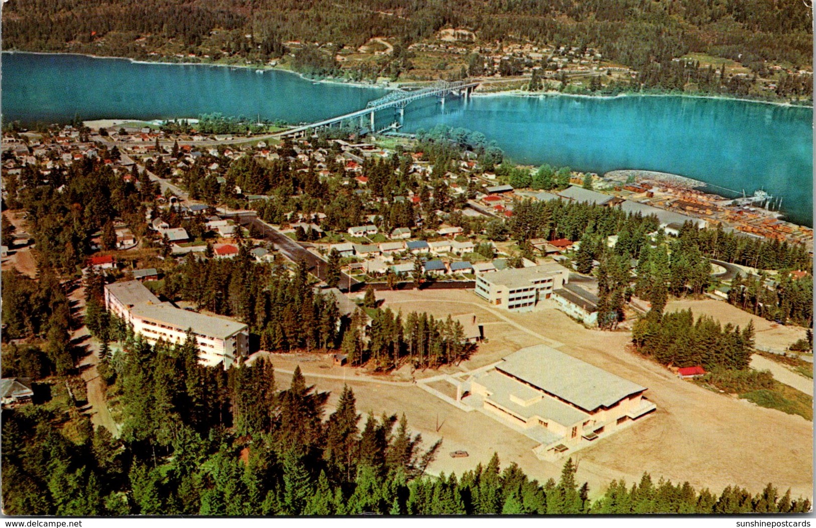 Canada Nelson Aerial View Notre Dame Universsity - Nelson