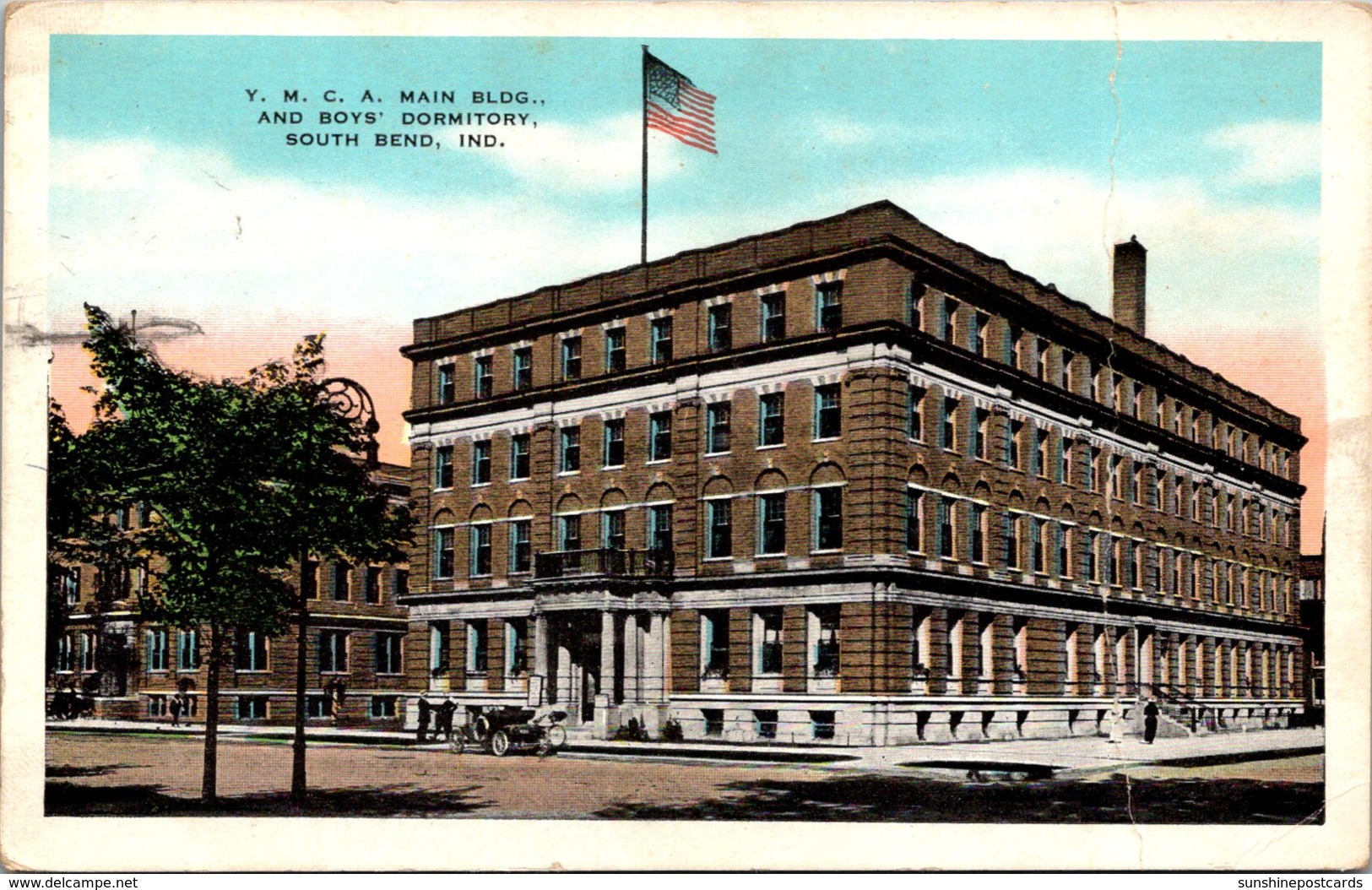 Indiana South Bend Y M C A Main Building And Boys' Dormitory - South Bend