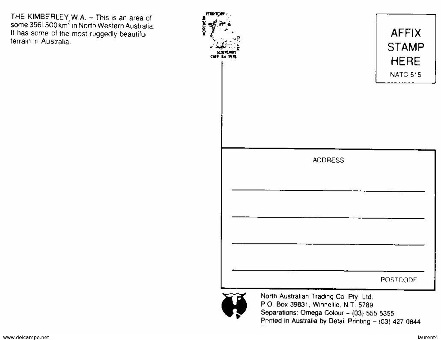 (H 3) Australia - NT - 9 Views (with Crocodile) - Unclassified