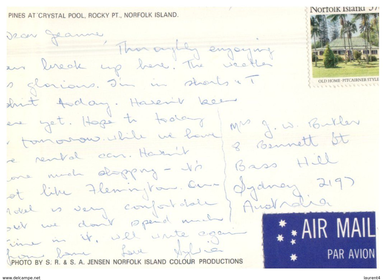 (H 3) Australia - Norfolk Island (with Stamp) - Norfolk Island