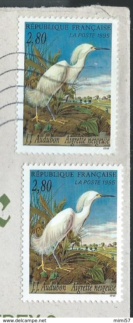 Variéte Sur Le Timbre 2929 De 1995 Aigrette Neigeuse - Briefe U. Dokumente