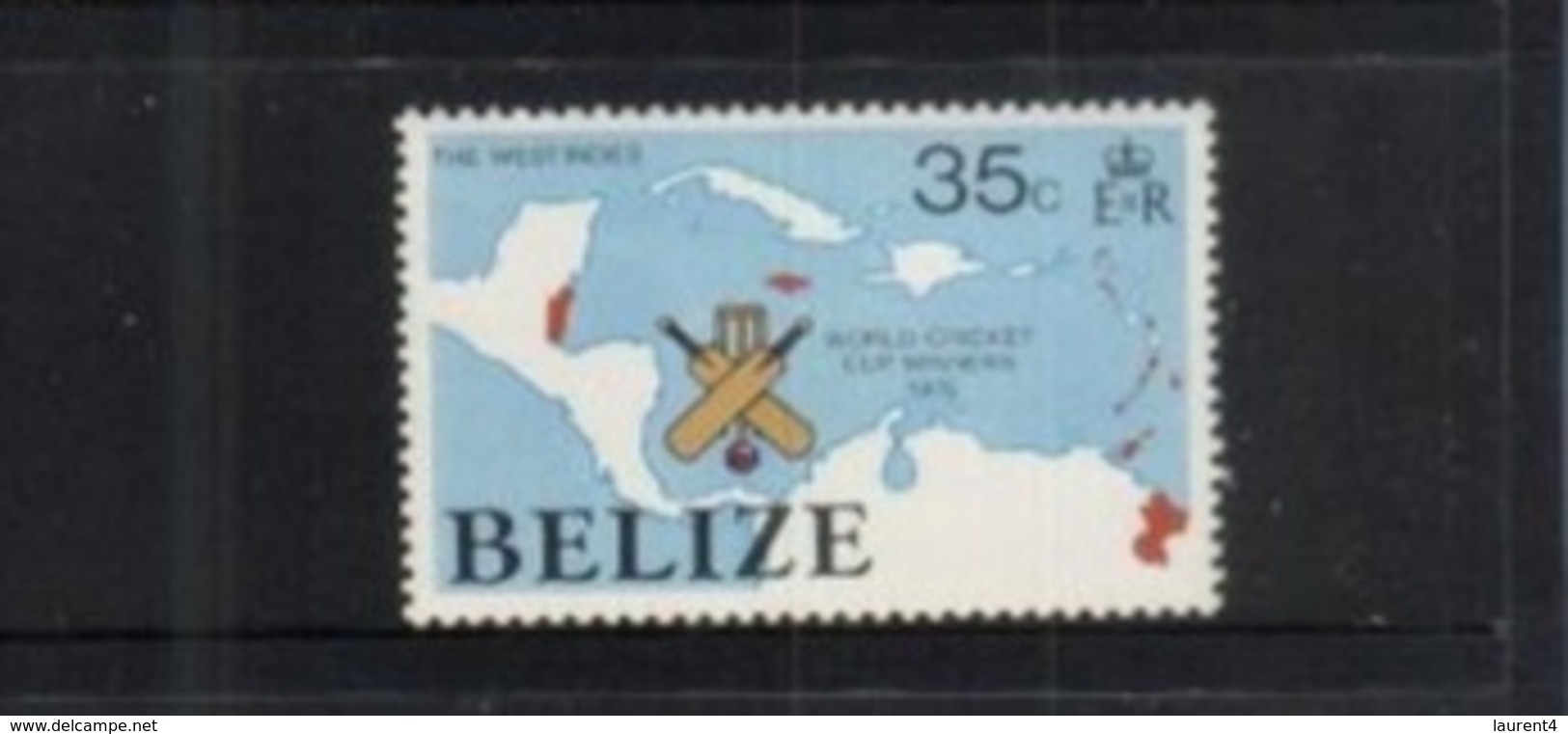 (stamps 5/8/2020) Belize  (1 Mint Stamp) Map - Belize (1973-...)