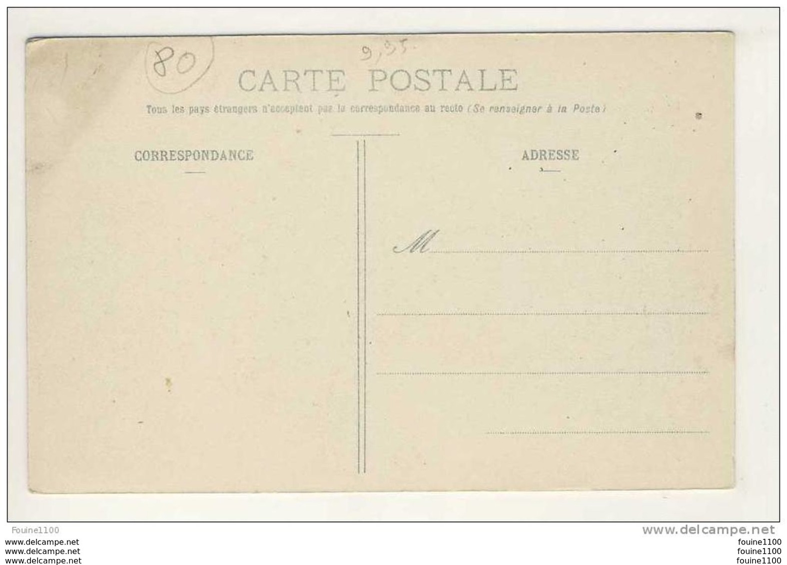 ## PEU COURANTE ## Carte De Fort Mahon Chalet En Ruine épave De La Mer ( Recto Verso ) - Fort Mahon