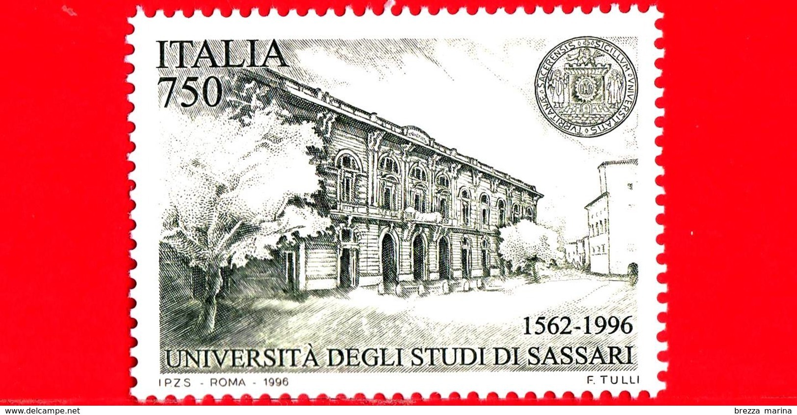 Nuovo - MNH - ITALIA - 1996 - Università Di Sassari - Schools And Universities - 750 L. - 1991-00: Nieuw/plakker