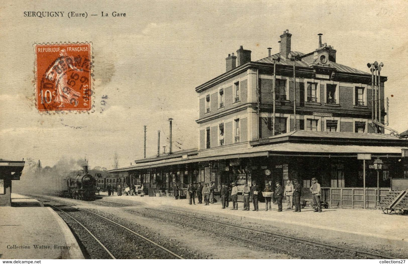 27-SERQUIGNY- LA GARE - Serquigny