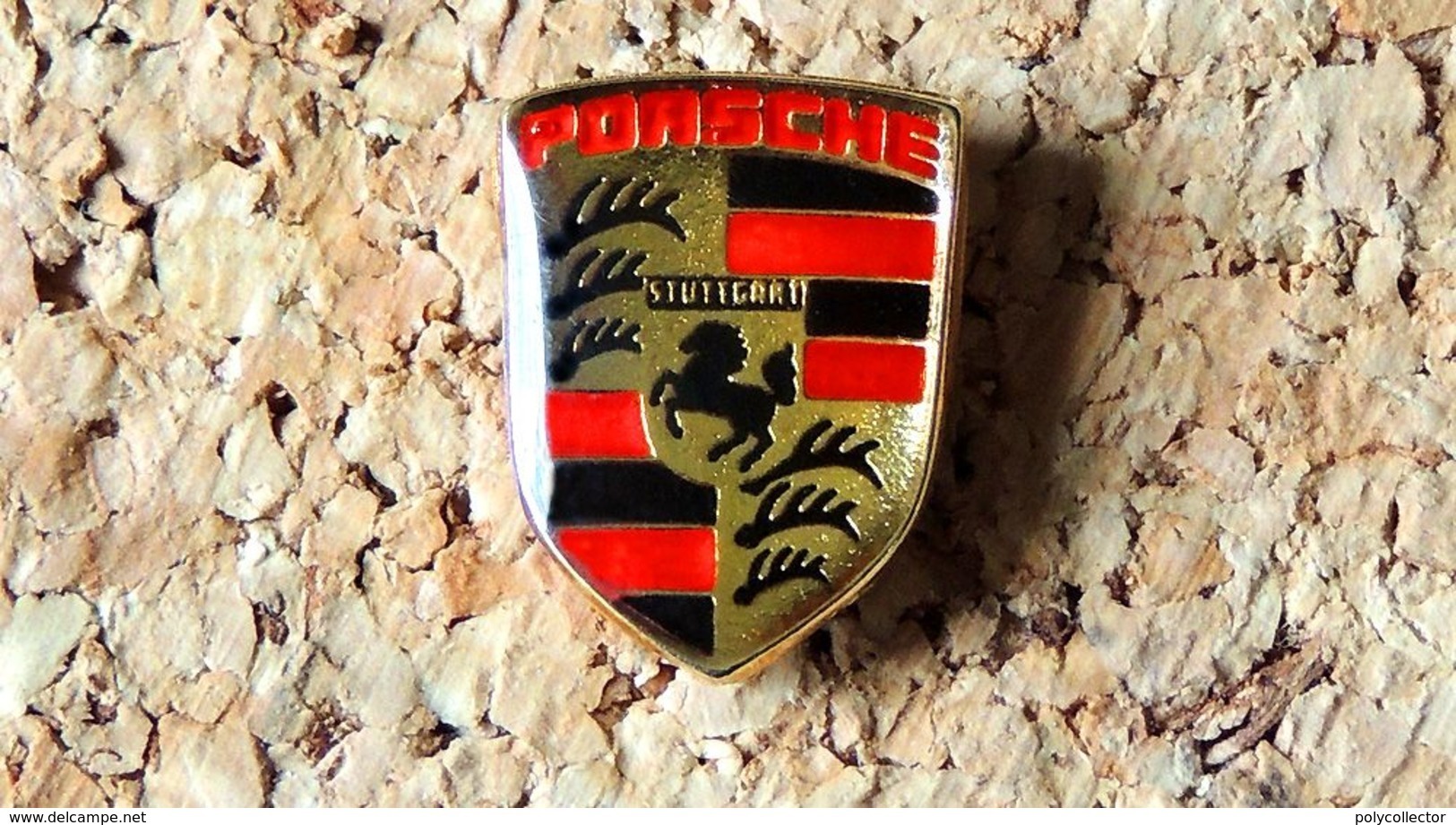 Pin's PORSCHE Logo - Verni époxy - Fabricant Inconnu - Porsche